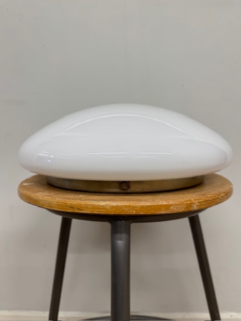 Art deco Philips plafonniere opaal glas