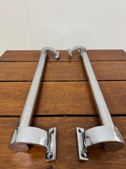 2 art deco modernistische deurhendels