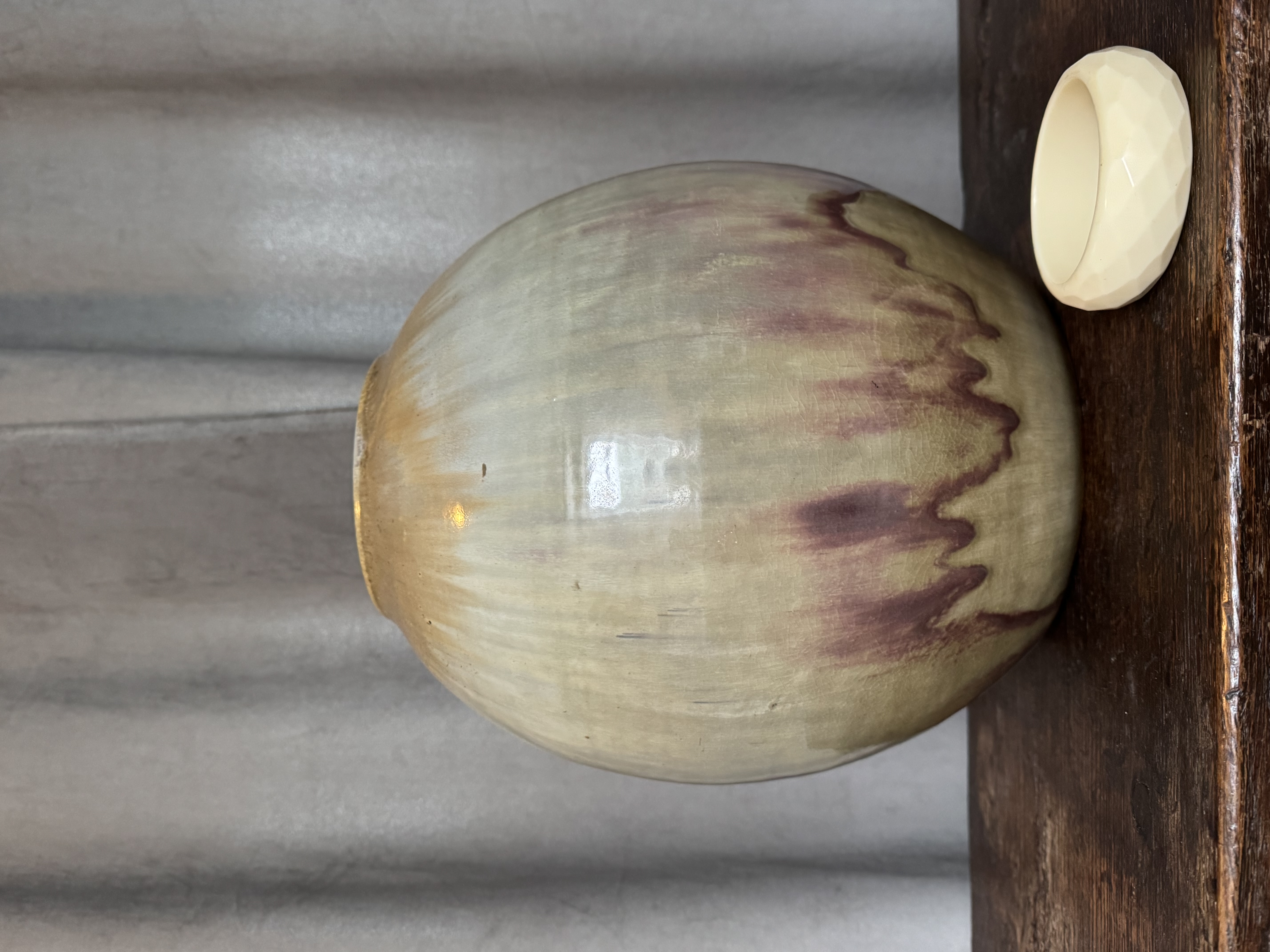 Forse art deco keramiek De Rijn Leiderdorp vaas / pot